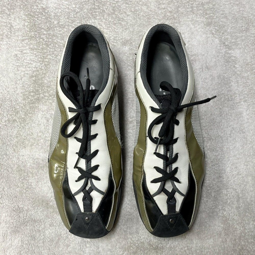 Vintage 2004 Miu Miu AW04 Sample Hybrid Sports Spike-Sole Cleat Sneakers Men 8.5